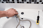 repairing faucet