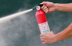 fire extinguisher spray