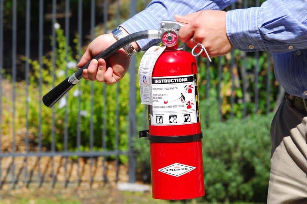 fire extinguisher usage