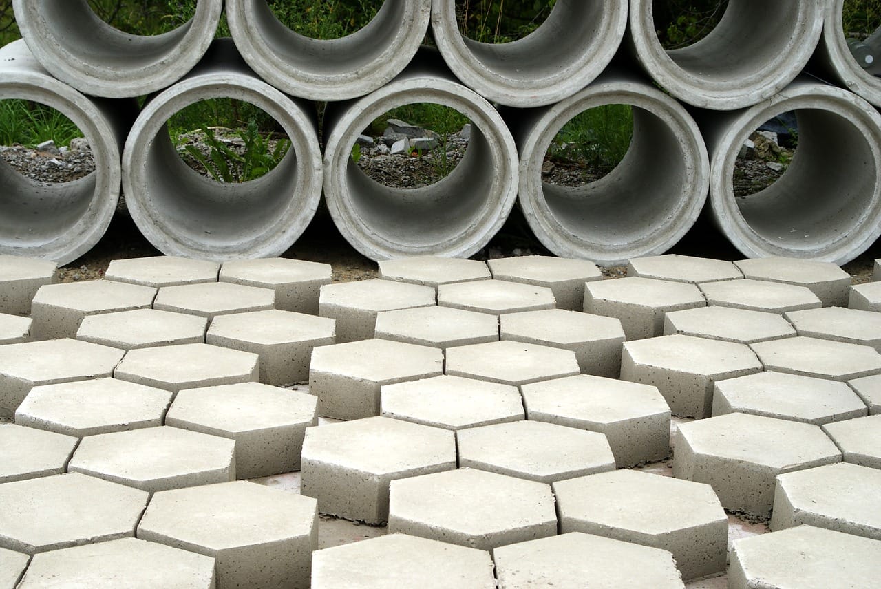 concrete bricks